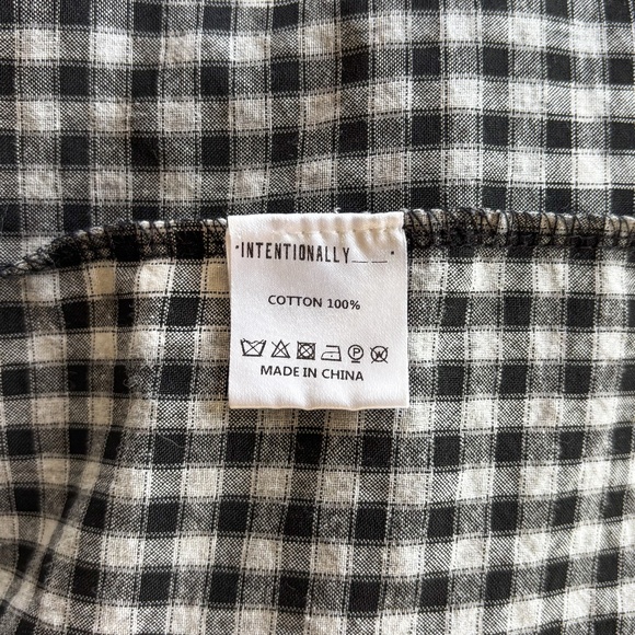 {Intentionally Blank} Gingham Print Dress - Picture 15 of 15